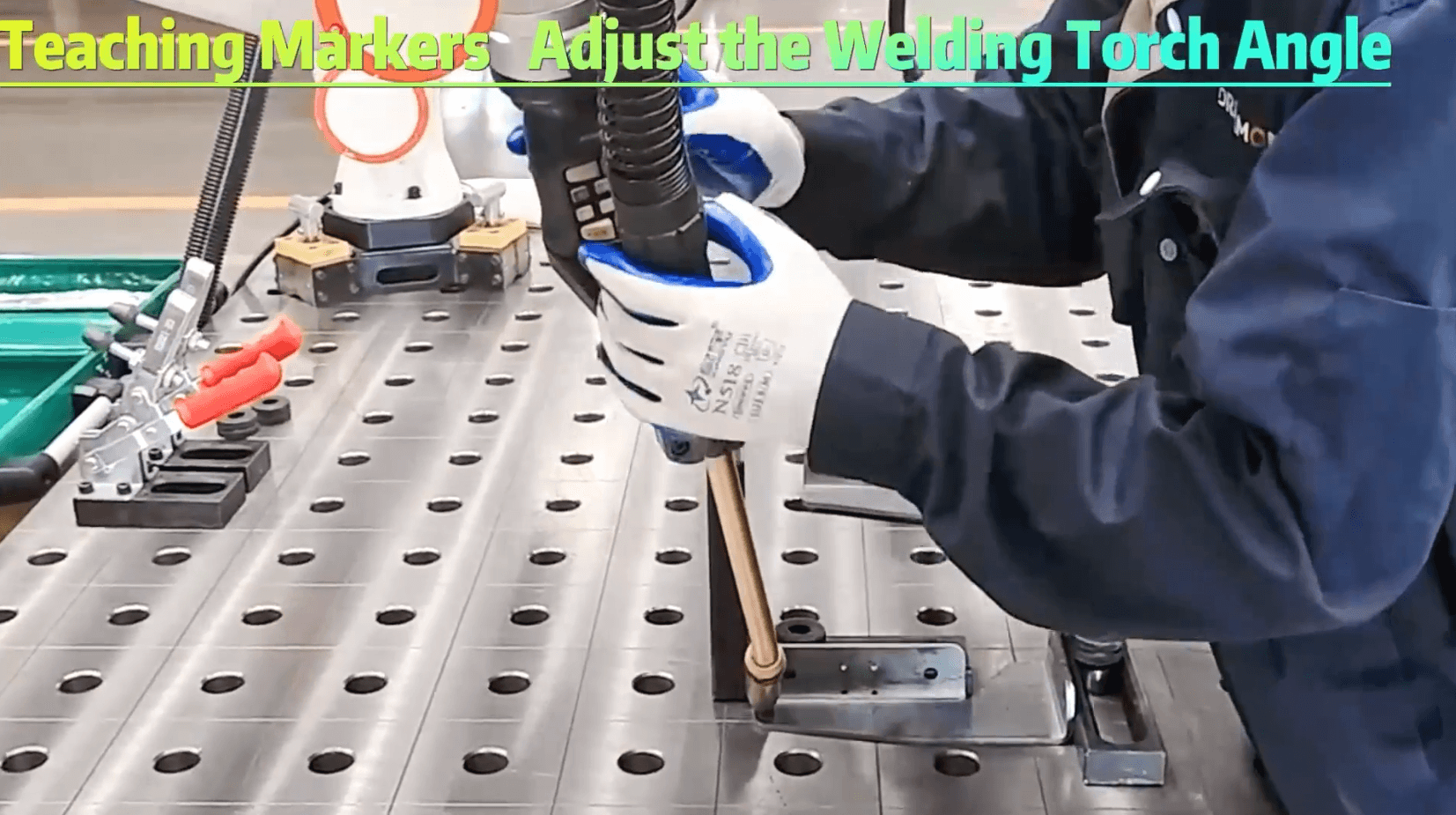 Learn welding by hand guidance with the Fairino FR 10 robot